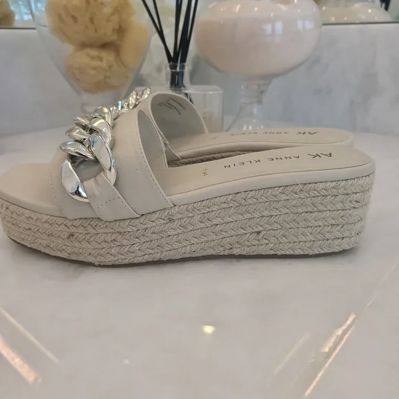 NWT | Anne Klein | Chain Wedges - Picture 2 of 5